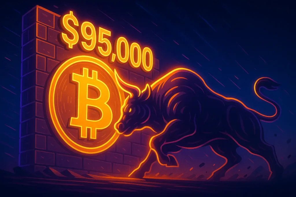 Bitcoin Eyes the $95 000 Wall — Will April’s Tailwinds Finally Smash It?